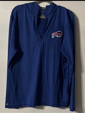 Antigua Buffalo Bills Men’s Blue Performance Shirt NFL Medium Hoodie